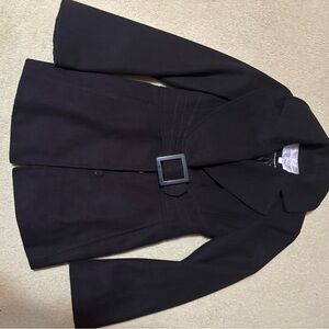Jessica Simpson black pea coat preowned size small
